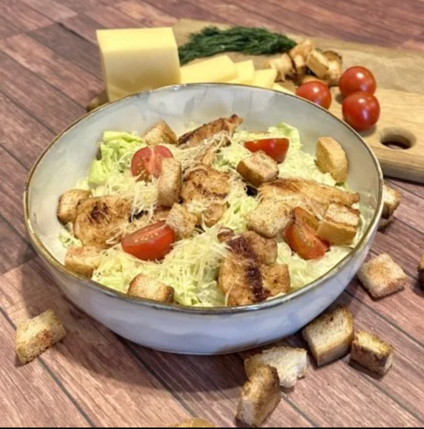 Салат «Цезарь» с курицей