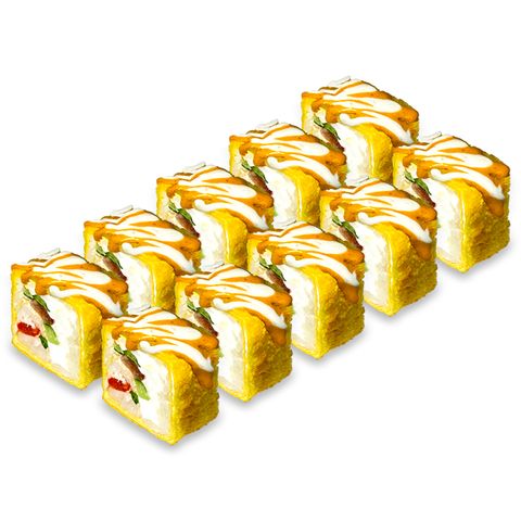 Кранч цезарь в тортилье