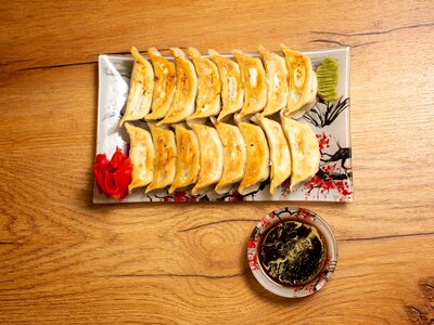 Гёдза с красной рыбой двойная порция