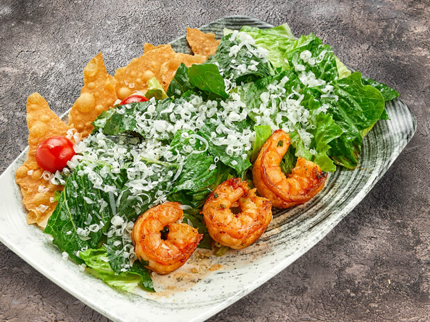 Цезарь с креветками