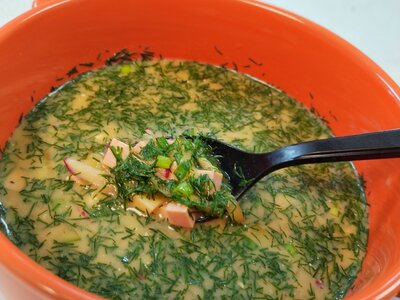 Окрошка на квасе