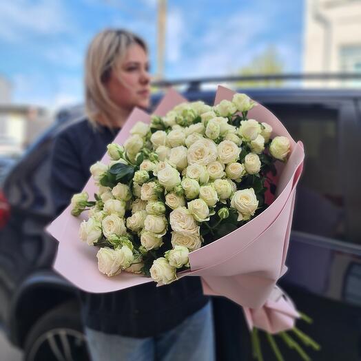 Кустовые пионовидные розы 