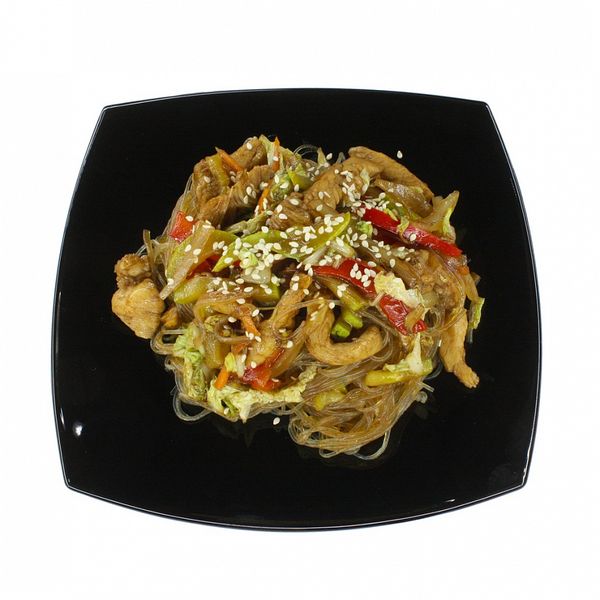 WOK Фунчоза с курицей терияки