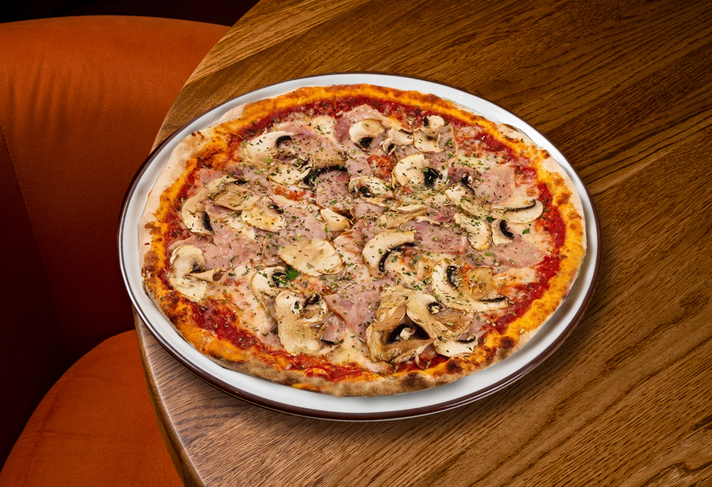 Пицца Ветчина и грибы 40 см