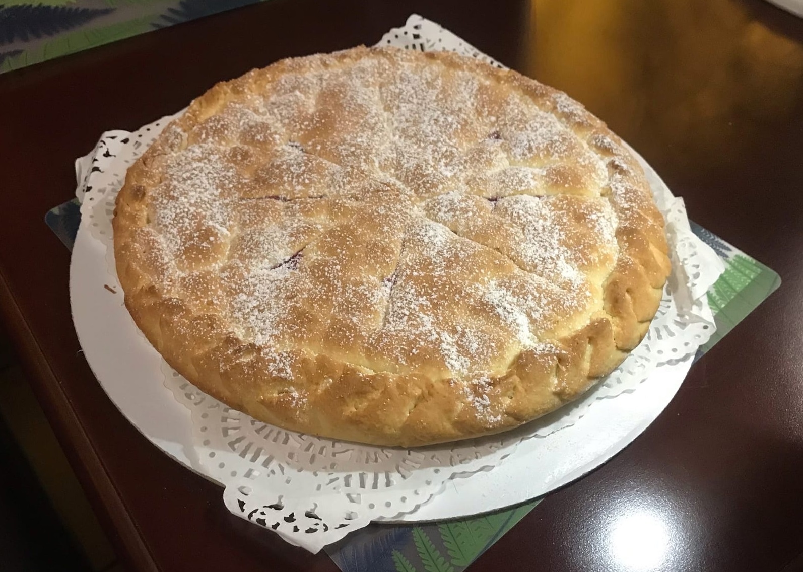 Пирог с клубникой
