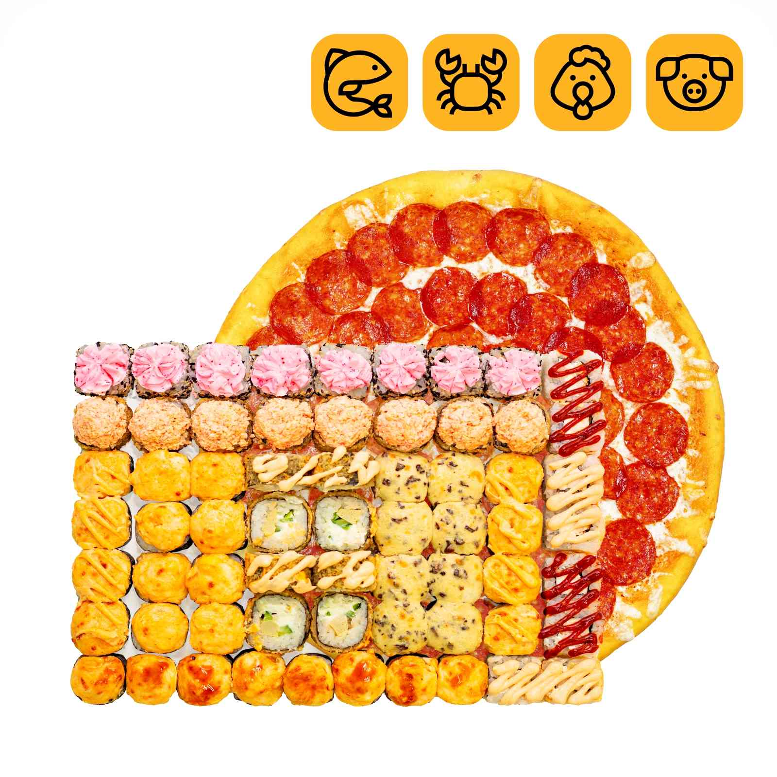 Комбо Нью-Йорк + Пепперони 33 см