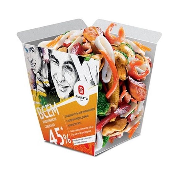 Вок с морепродуктами