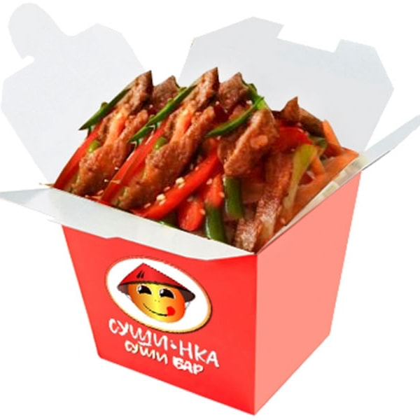 Удон с говядиной