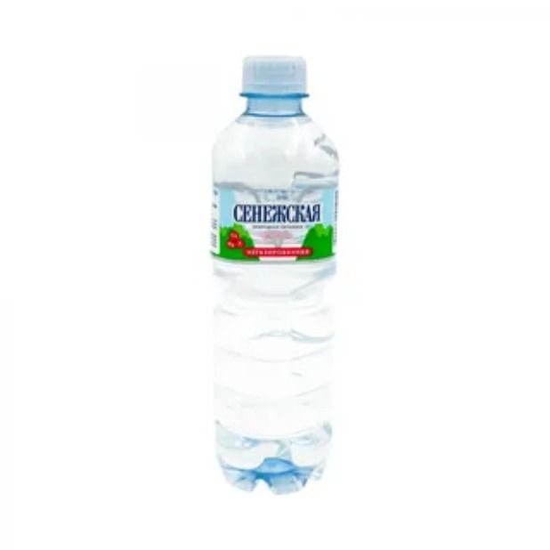 Вода 500 мл  Негазированная (Сенежская)