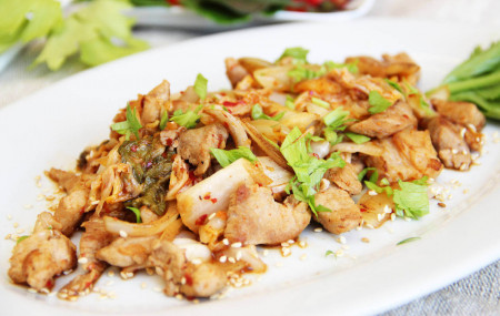 Свинина с кимчи