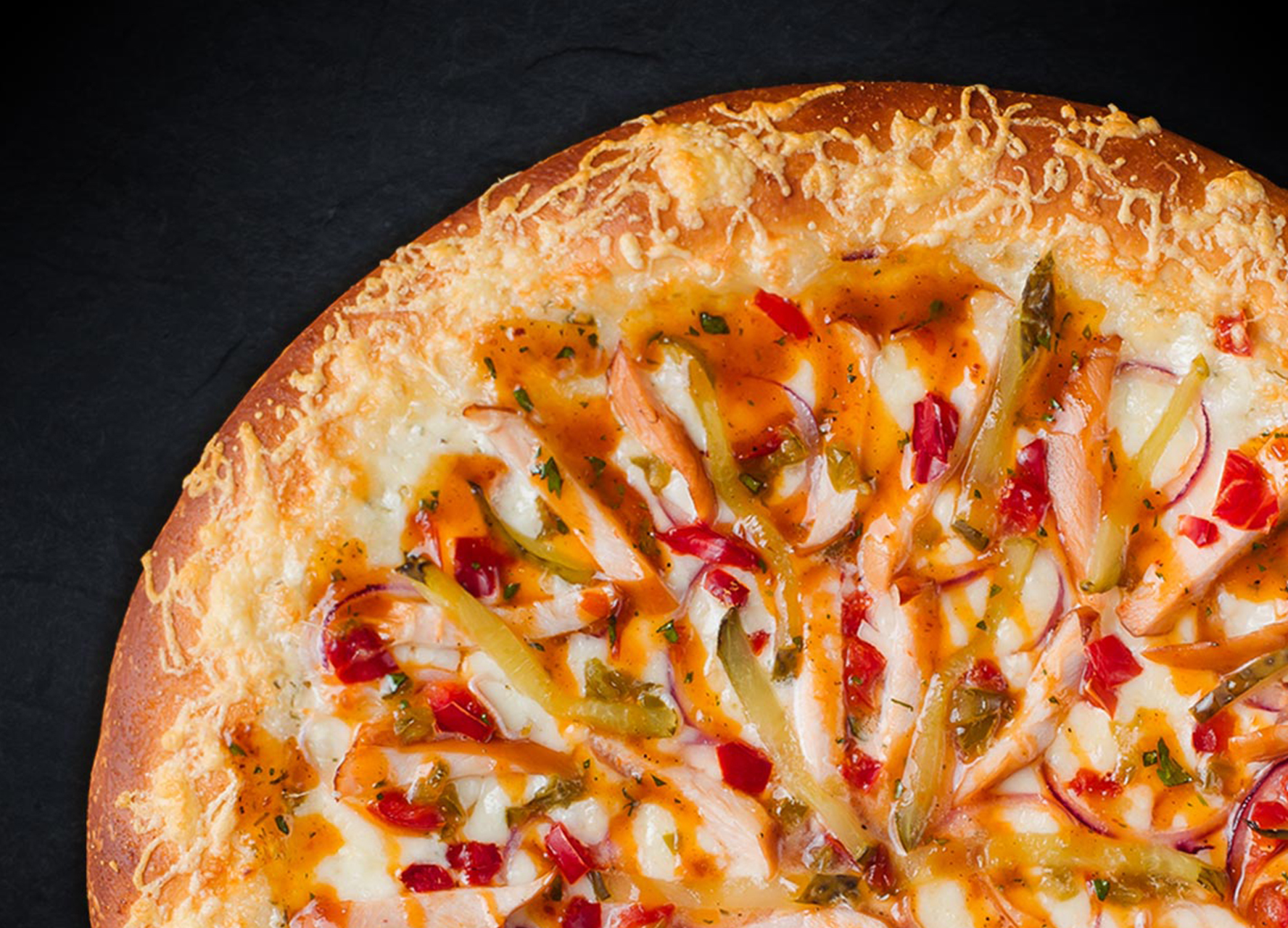 Фермерская 30 см (толстое с сыром)