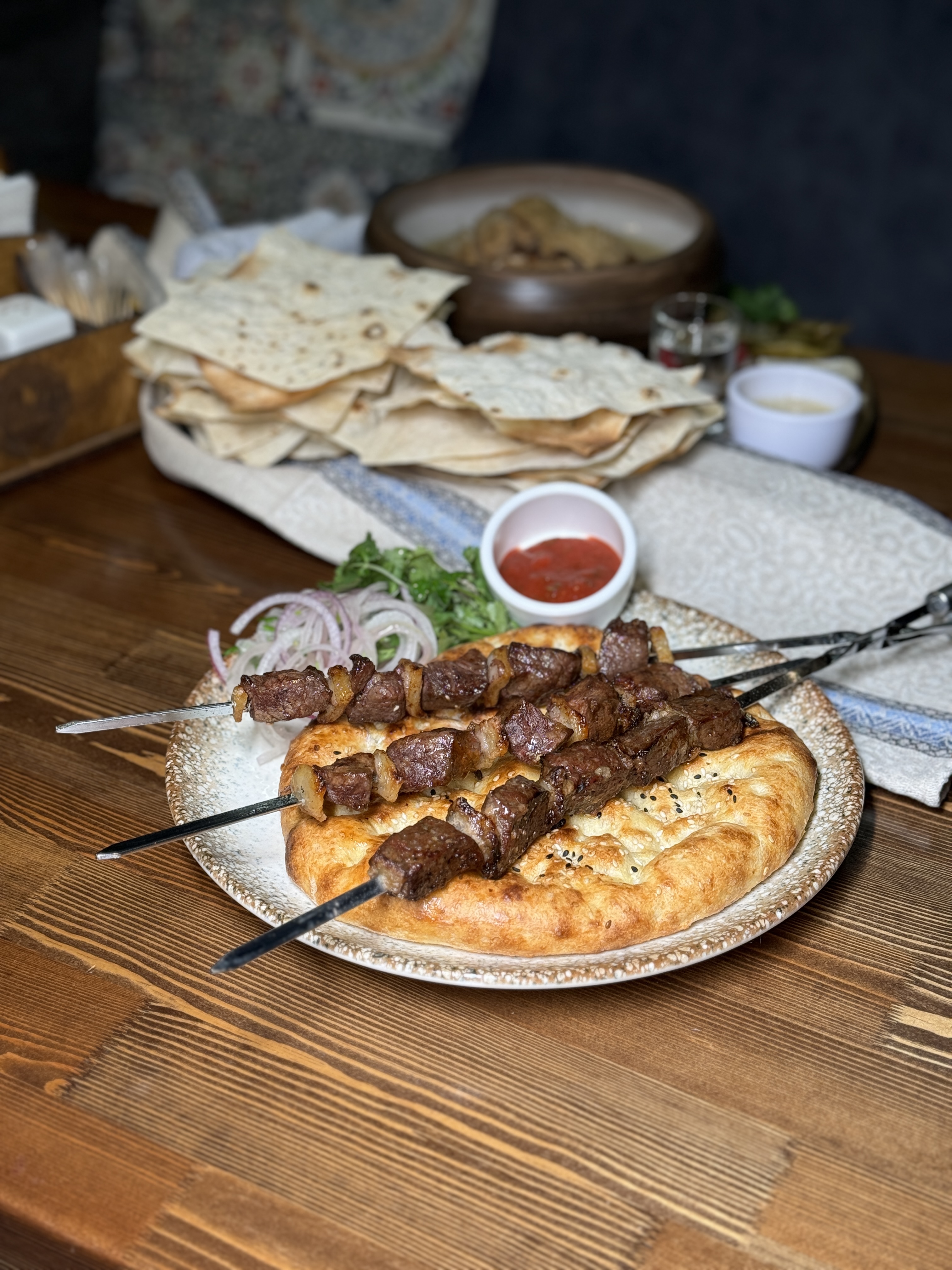 Джигяр- кебаб ассорти