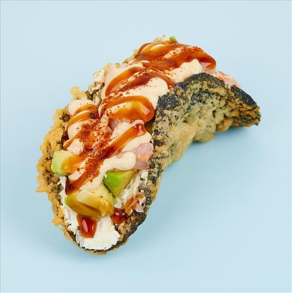 Норигами с лососем