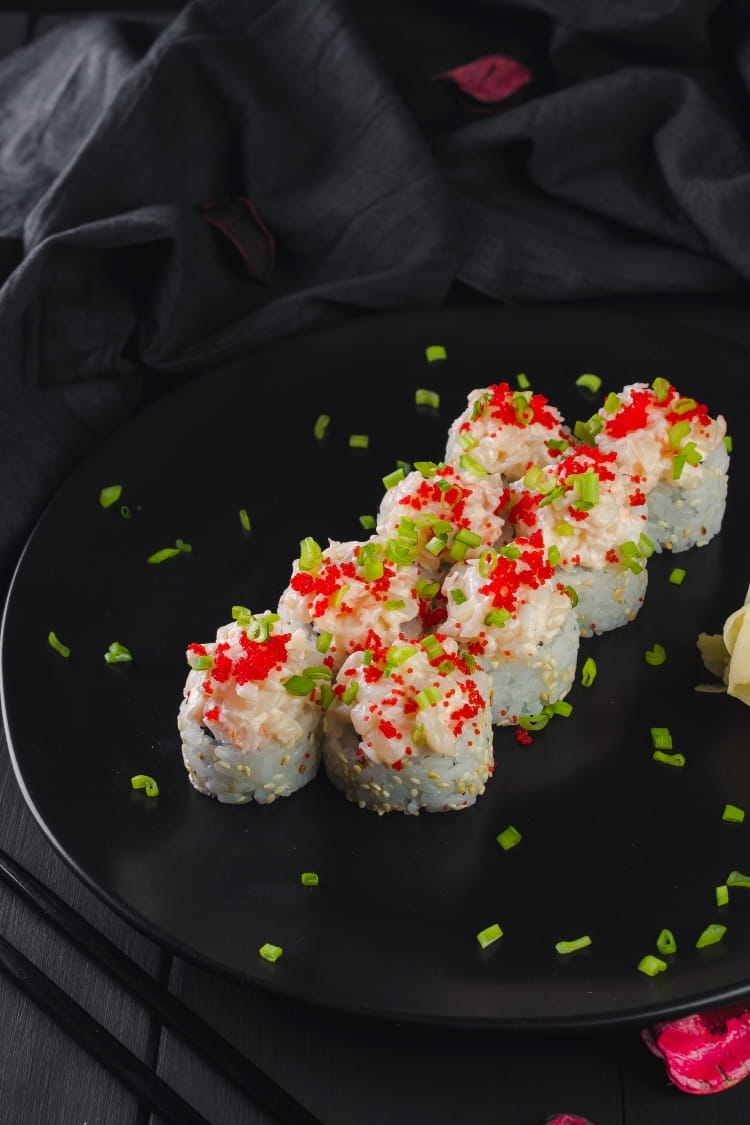 Тартар гребешок с креветкой