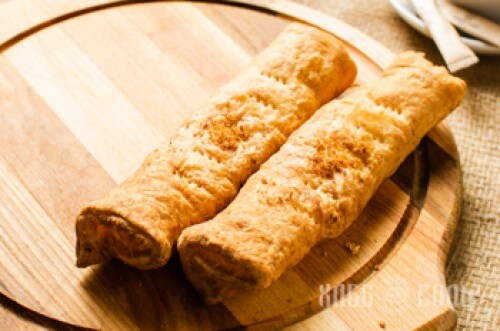 Струдель с клубникой