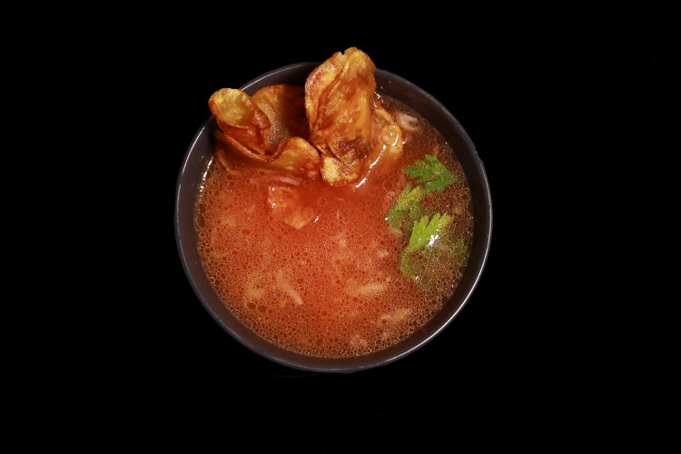 Фермерский суп с теляч. щечками и киноа