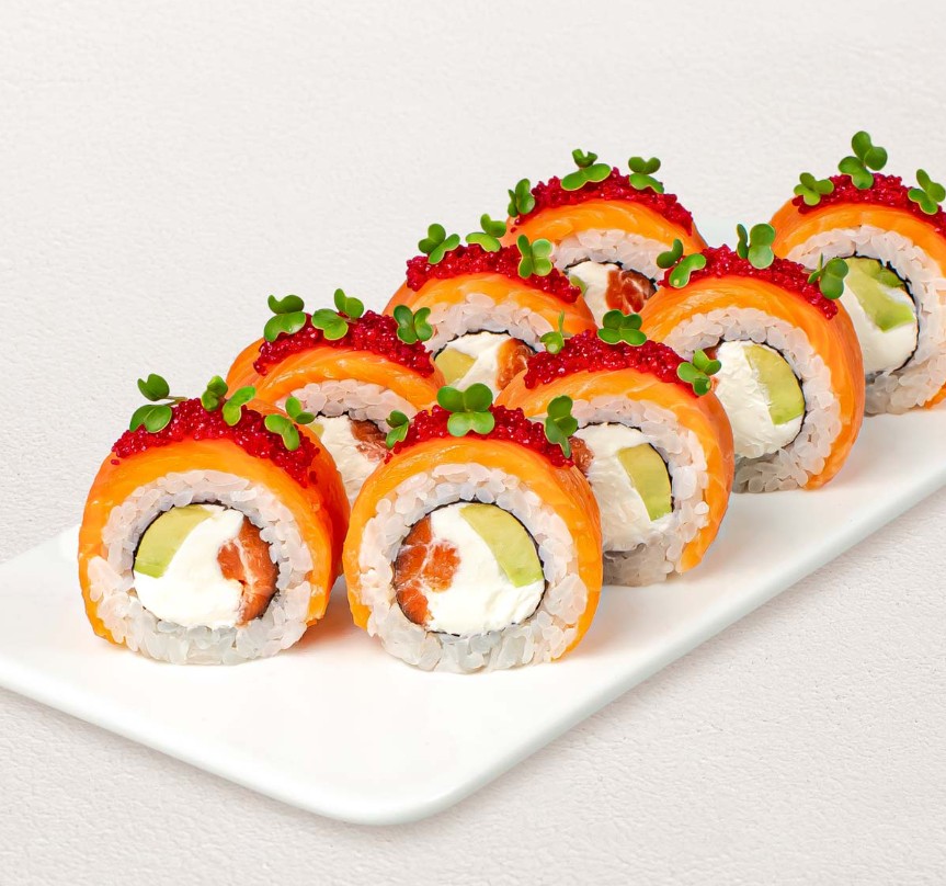 Филадельфия Прайм с двойным лососем