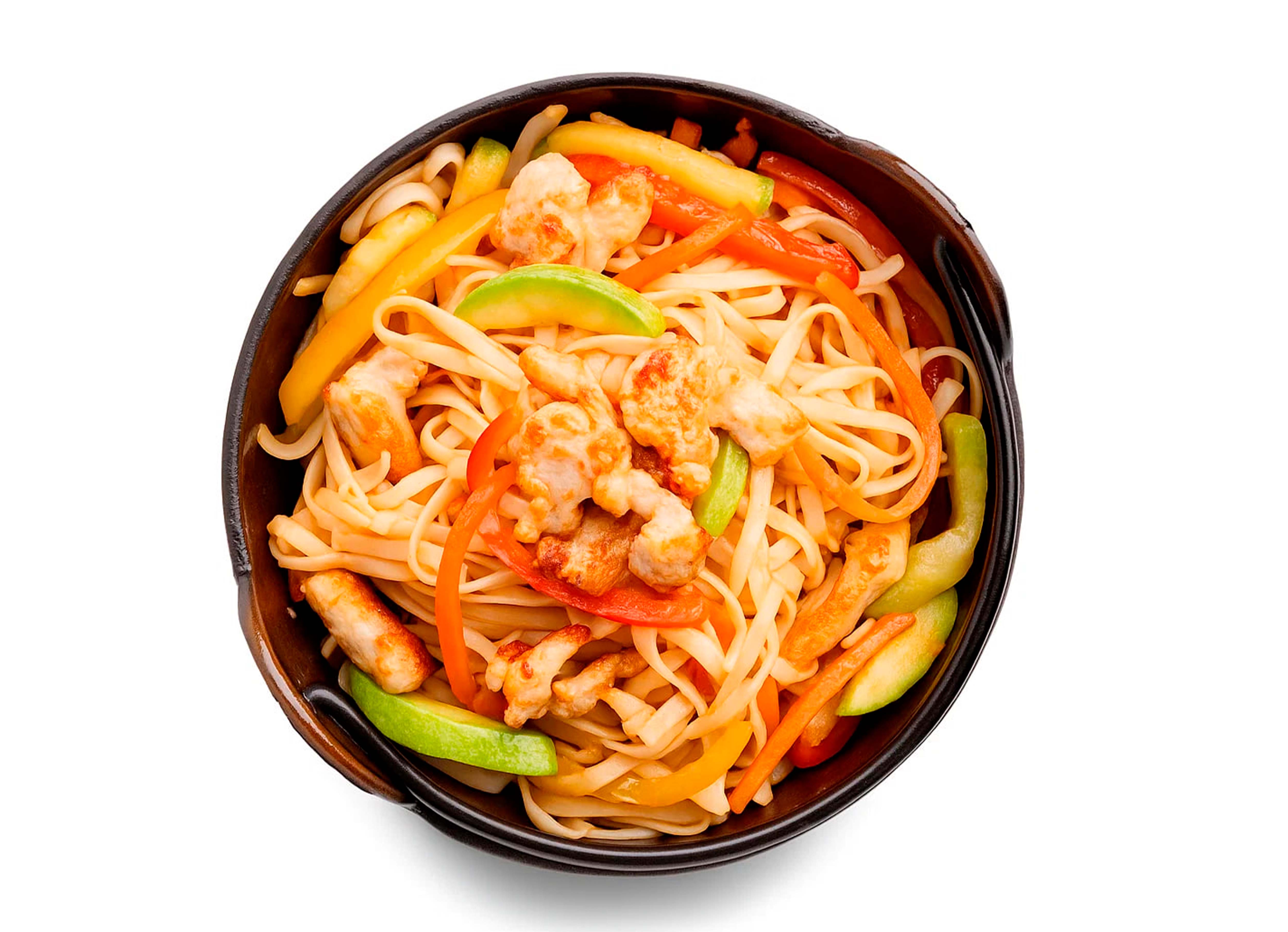 Удон с курицей