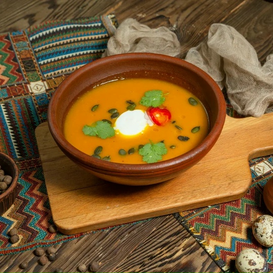 Тыквенный крем-суп «Мацони»