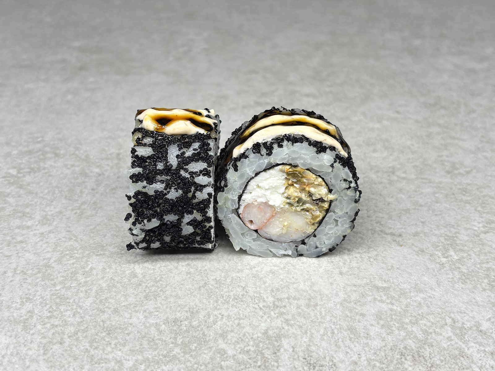 Креветка с мидиями спайси