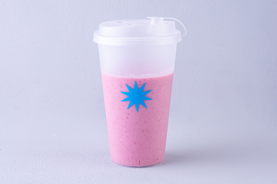 Милкшейк фисташка-малина