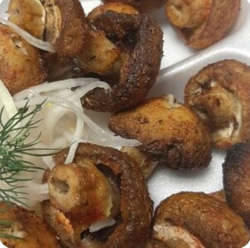 Шампиньоны на углях