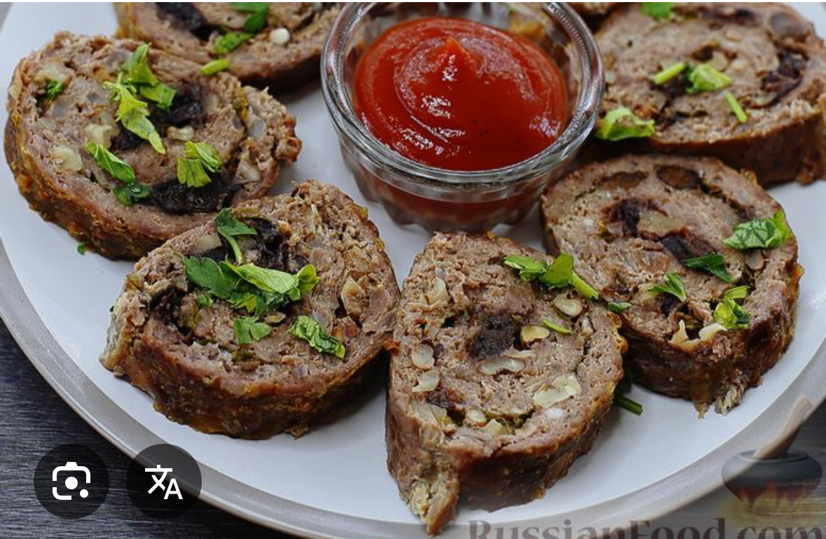 Рулет из фарша (телятина)