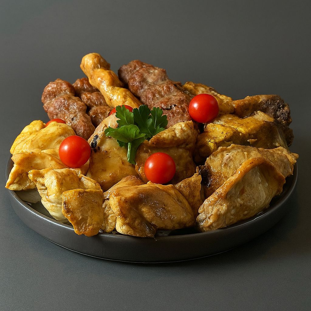 Шашлычная тарелка №4