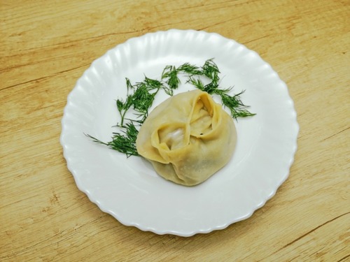 Манты с курицей
