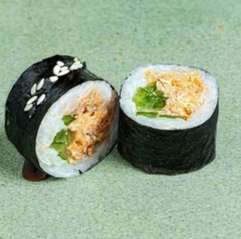 Хосомаки с лососем терияки
