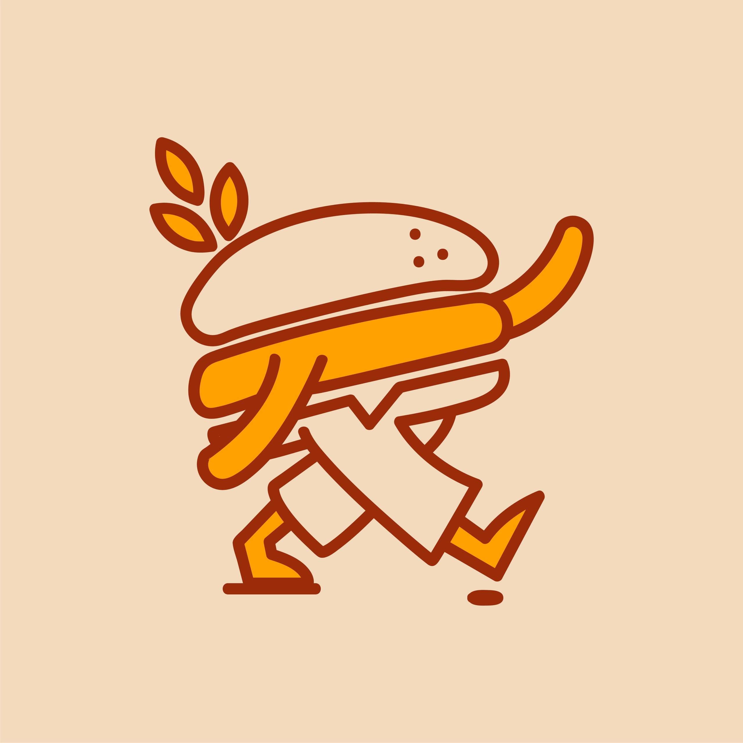 Бургерная лавка «Краснодарский Парень» - логотип