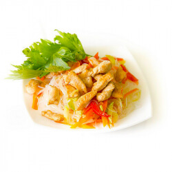 Фунчоза с курицей
