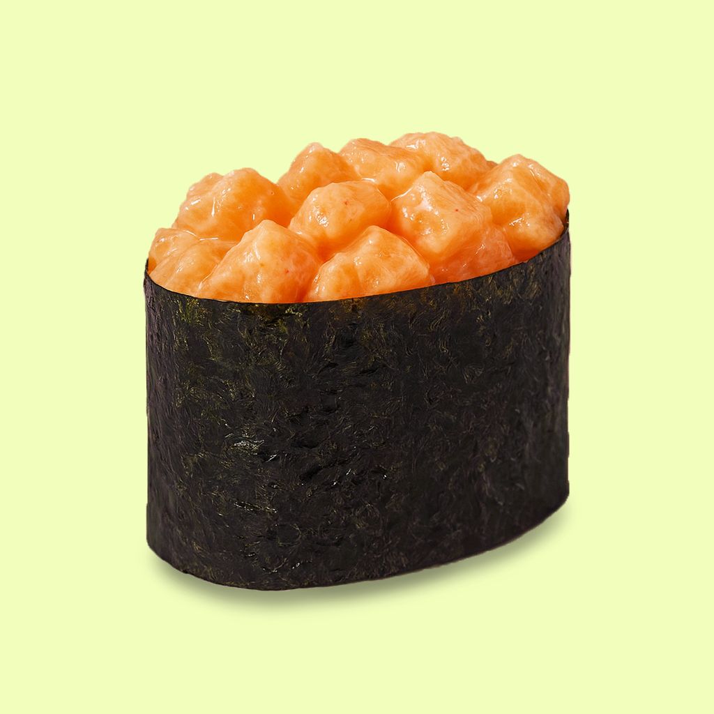 Гункан Лосось спайси