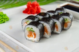 Мини микс с лососем и креветками