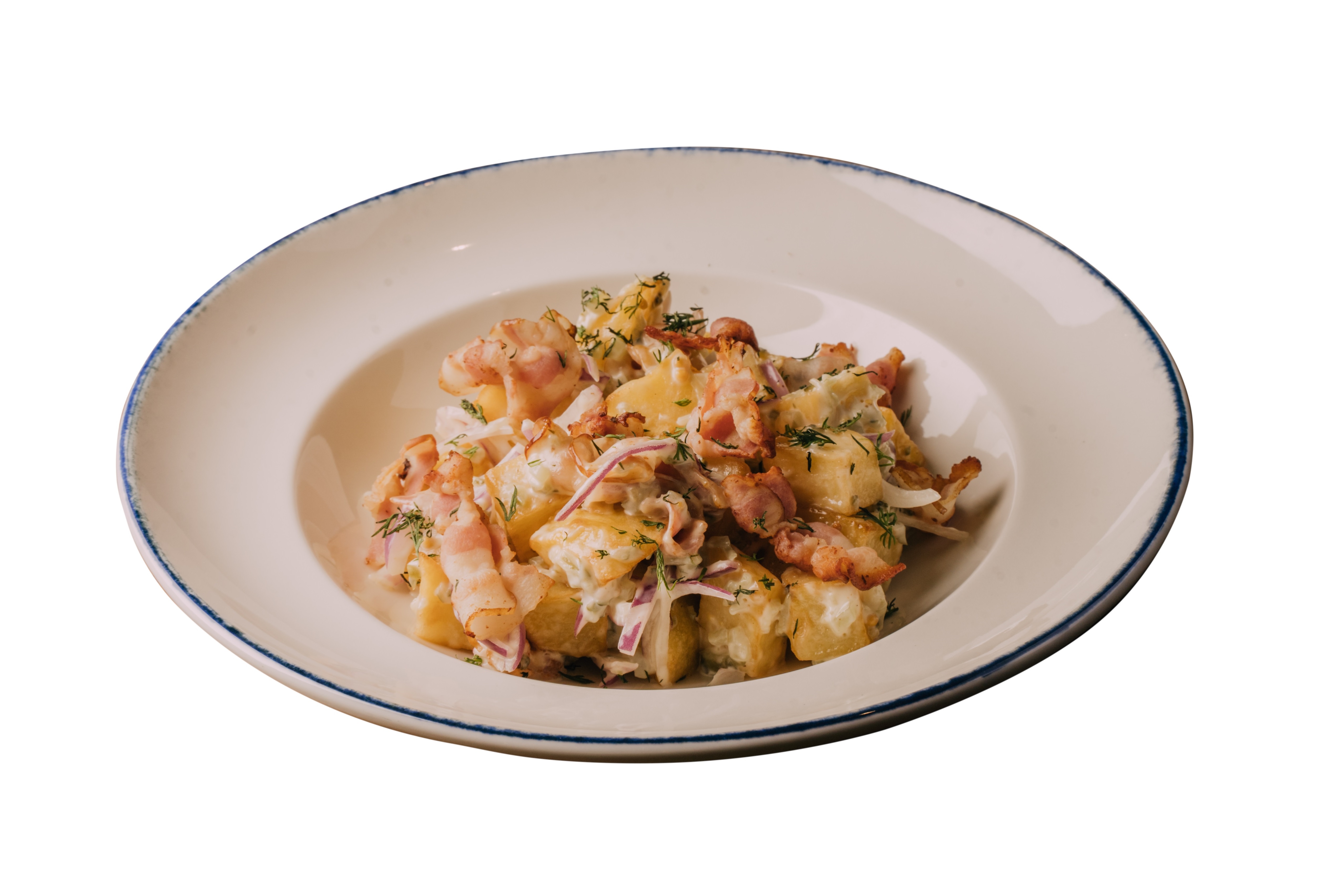 Салат картофельный с беконом