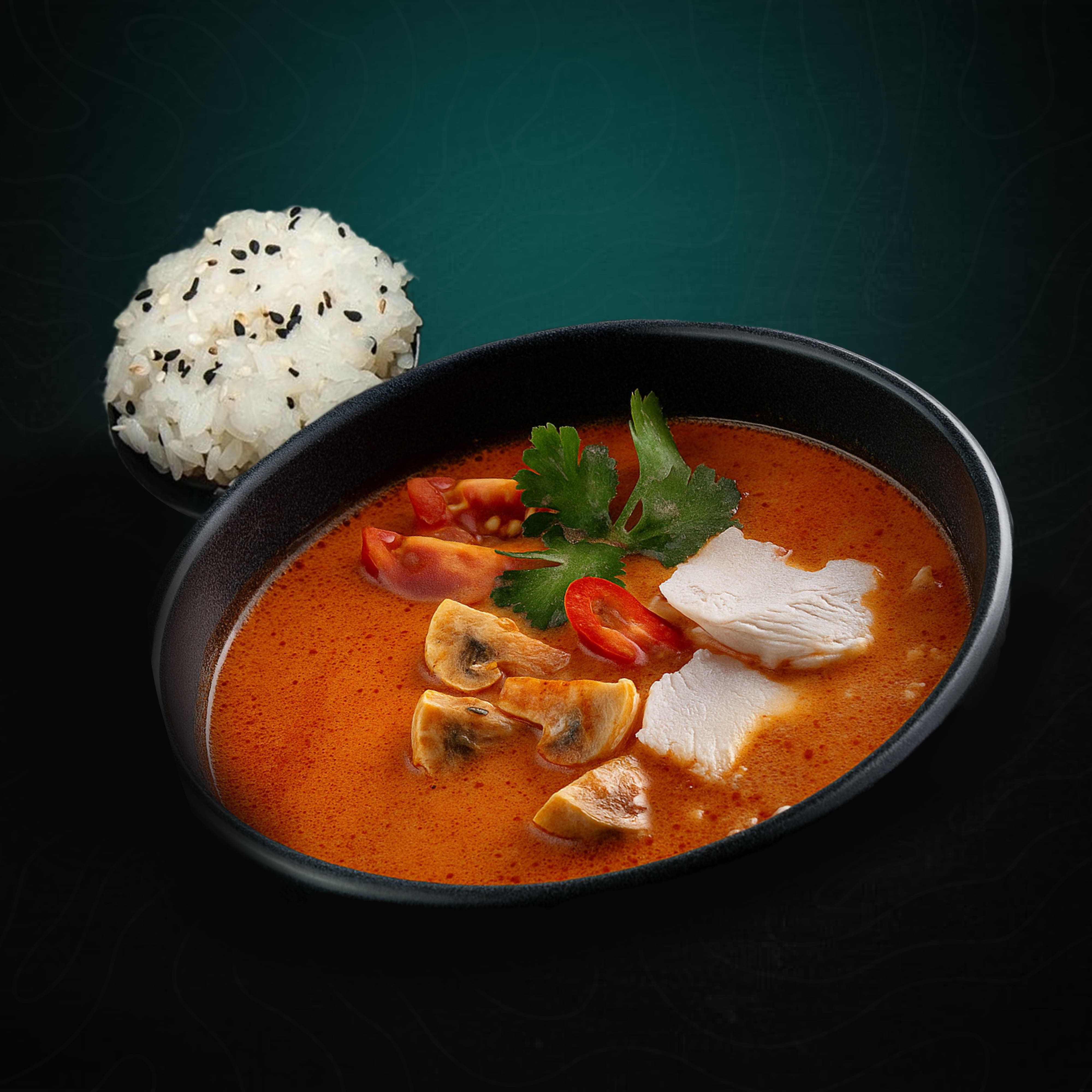 Суп Том-ям с курицей