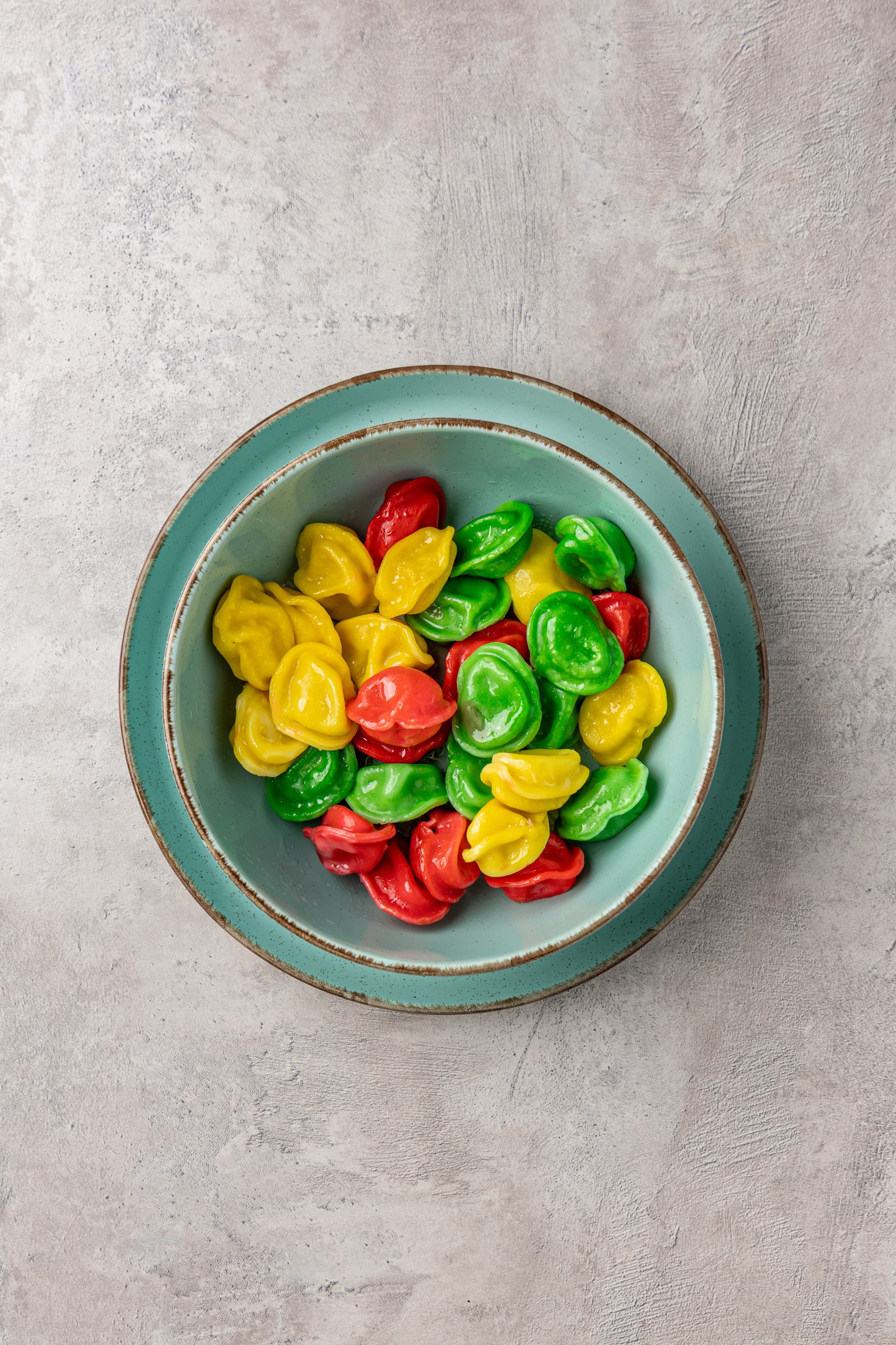 Цветные пельмешки