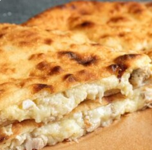 Осетинский пирог С курицей, картоф. и сыром