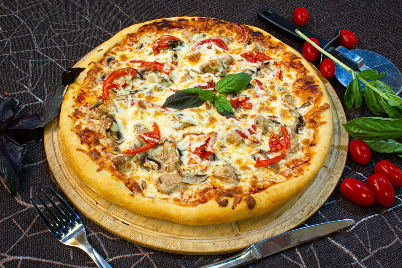 Пицца Курица и грибы