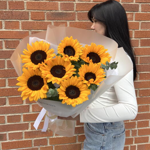 Подсолнухи 🌻 в букете 😍 «для тебя солнышки»