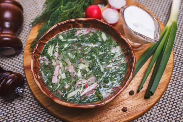 Окрошка мясная