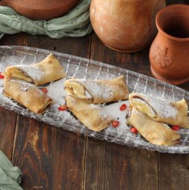 Блины шоколадно-банановые