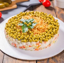 Оливье с курицей