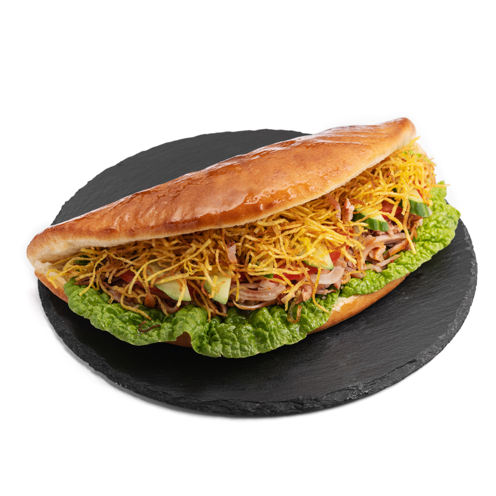 Шаурма куриная в пите с картофелем