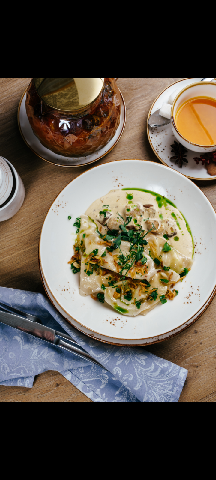 Вареники с картофелем и грибами