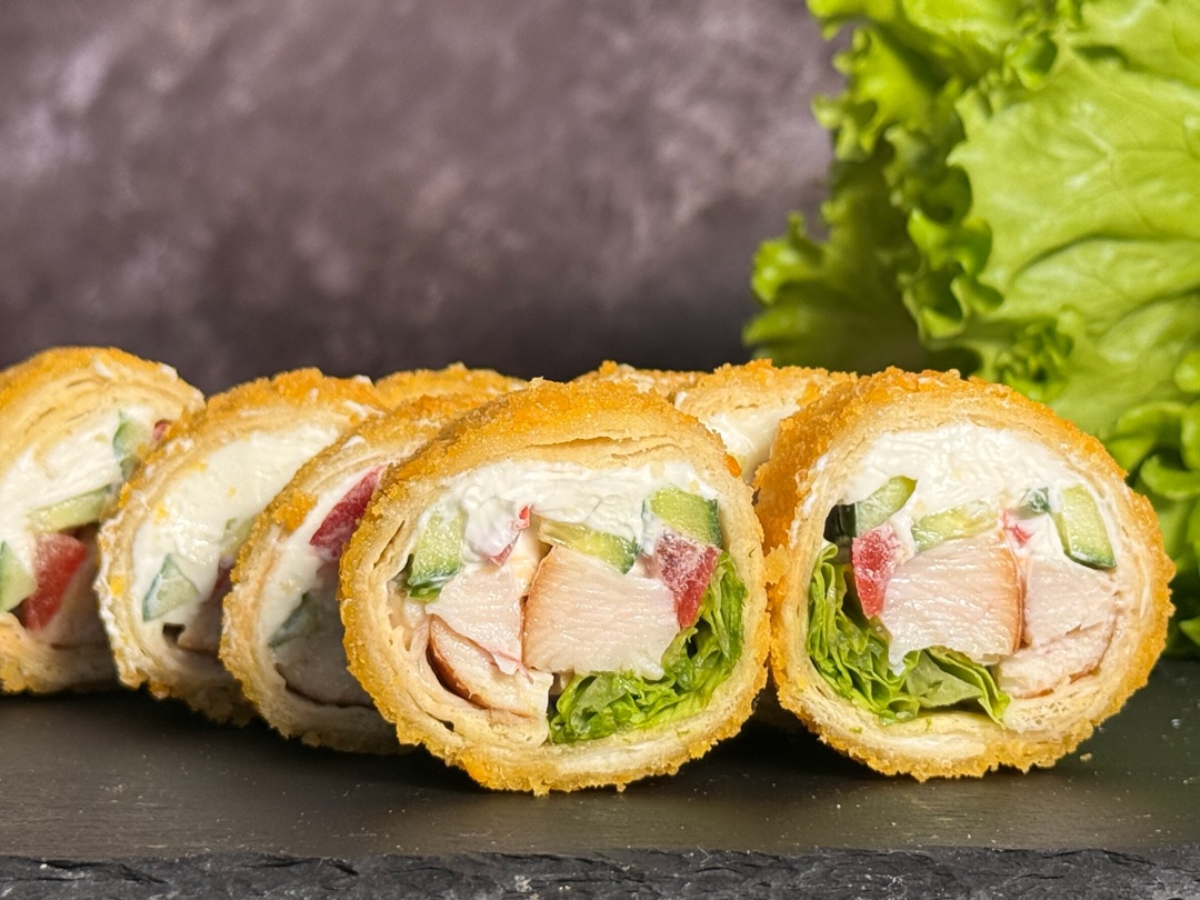 Ролл Тортилья темпура с курицей