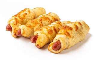 Рогалики с колбасками