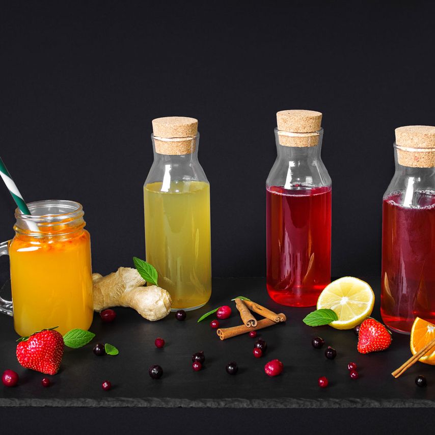 Лимонад клубника-мята