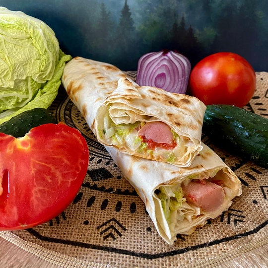 Хот-дог в лаваше