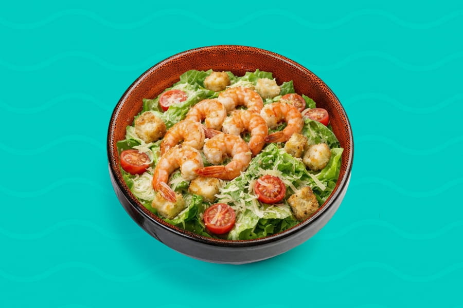 Салат с креветкой